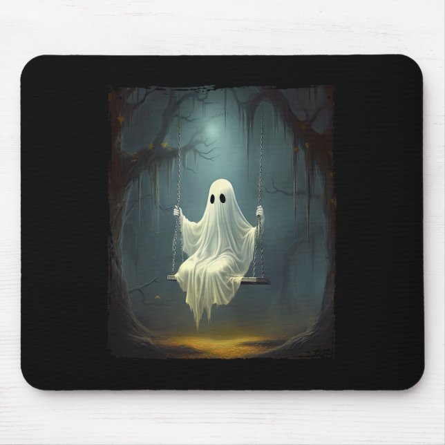 Dabbing Halloween Boys Skeleton Zombie Pumpkin Uni Mouse Pad (Front)