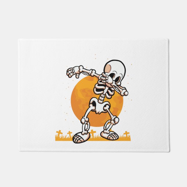 Dabbing Halloween Doormat (Front)
