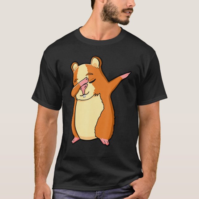 Dabbing Hamster Hamster T-Shirt (Front)