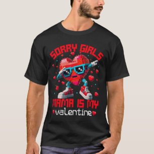 Dabbing Heart Sorry Girls Mama Valentine Building T-Shirt