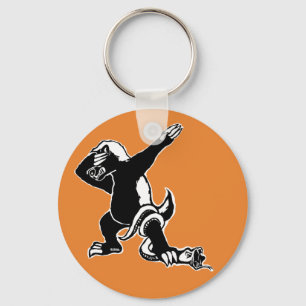 Dabbing Honey badger Key Ring