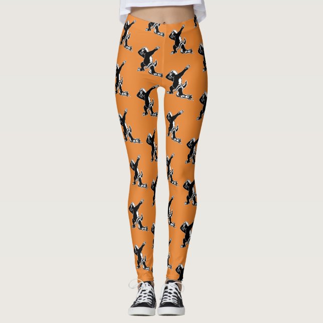 Dabbing Honey badger Leggings (Front)