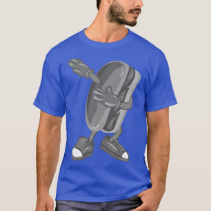 Dabbing Hot Dog   Cool American Hot Dog Sandwich T-Shirt