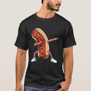 Dabbing Hot Dog Dab Hot Dog Lovers National Hot Do T-Shirt