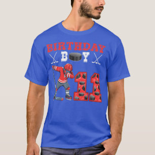 Dabbing Ice Hockey Player 11th Birthday Boy 11 Yea T-Shirt