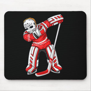 Dabbing Ice Hockey Player Fun Boys Girls Kids Dab Mouse Pad