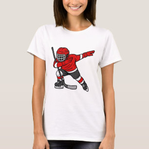 Dabbing Ice Hockey Player Sports Athlete Dab Dance T-Shirt