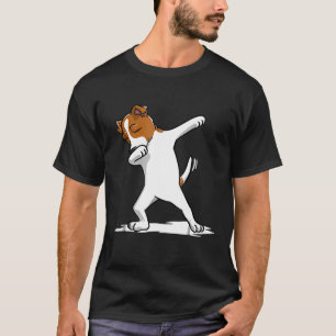 Dabbing Jack Russell Terrier Funny Dog Dab Dance T-Shirt