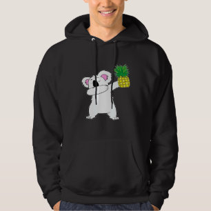 Dabbing Koala Bear Pineapple Aloha Beach Hawaiian Hoodie