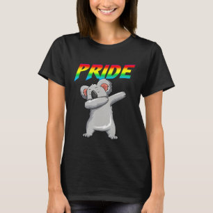Dabbing Koala Lesbian Bisexual Gay Lgbt Pride T-Shirt