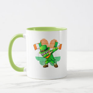 Dabbing Leprechaun for Kids Boys Mens Youth Mug