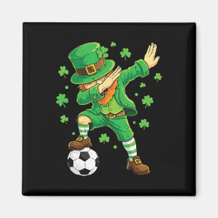 Dabbing Leprechaun Funny Irish Boy St Patricks Day Magnet