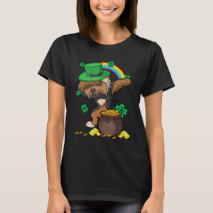 Dabbing Leprechaun Yorkshire Terrier Dog St Patric T-Shirt