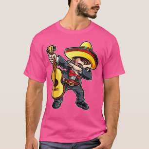 Dabbing Mariachi Cinco de Mayo Kids Boys Men Mexi T-Shirt