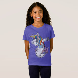 Dabbing Mermaid Unicorn T-Shirt