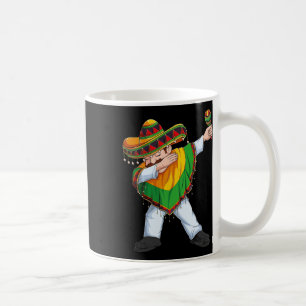 Dabbing Mexican Man Poncho Sombrero Cinco De Mayo Coffee Mug