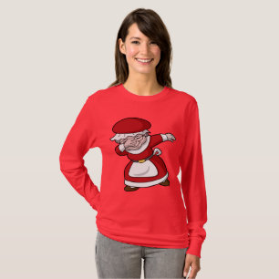 Dabbing Mrs Claus Christmas Dab T-Shirt