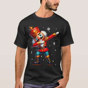 Dabbing Nutcracker Christmas Costume Matching Fami T-Shirt