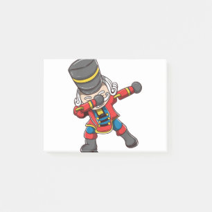 Dabbing nutcracker squad matching christmas post-it notes