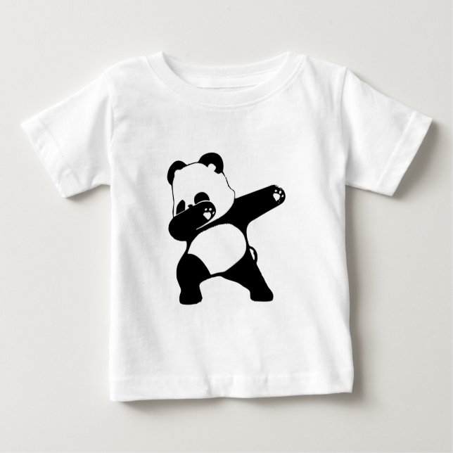 Dabbing Panda  Baby T-Shirt (Front)