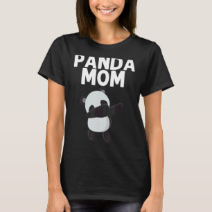 Dabbing Panda Black White Panda Bear Mum Grandma T-Shirt