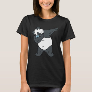 Dabbing Panda  Face Mask Panda T-Shirt