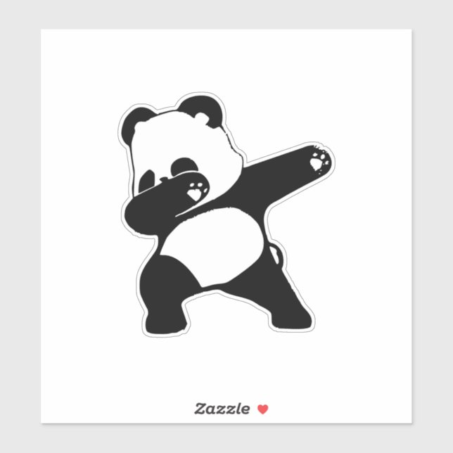 Dabbing Panda, Funny Panda dab dance (Sheet)