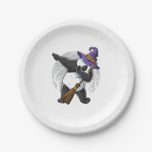 Dabbing Panda Halloween Shirts, Halloween 2021 Paper Plate