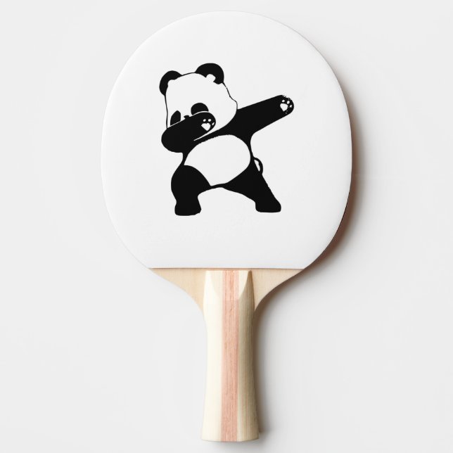 Dabbing Panda  Ping Pong Paddle (Front)