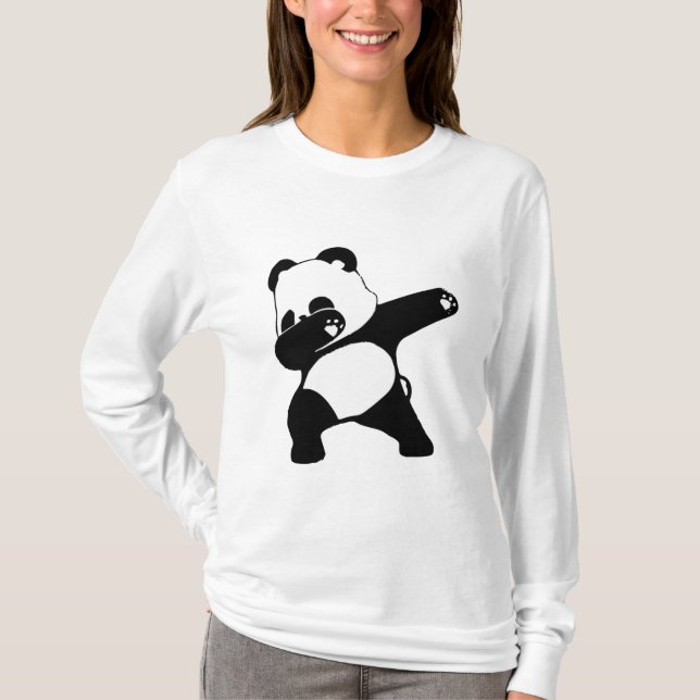 Dabbing Panda T-Shirt (Front)