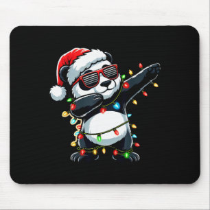 Dabbing Panda Xmas For Kids Boys Girl Panda Lover  Mouse Pad
