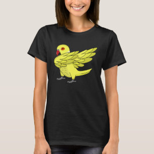 Dabbing Parrot I Yellow Indian Ringneck T-Shirt