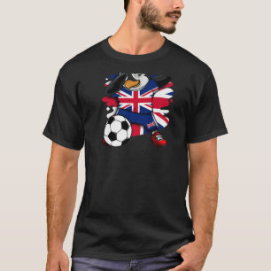 Dabbing Penguin United Kingdom Soccer Fan Jersey U T-Shirt