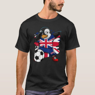 Dabbing Penguin United Kingdom Soccer Fan Jersey U T-Shirt