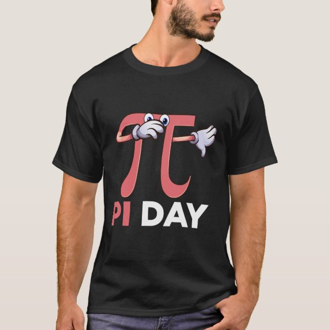 Dabbing Pi Math Science Stem Gift 3.14 Pi Day  T-Shirt (Front)