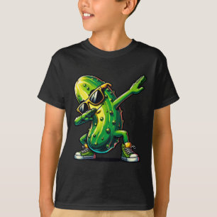 Dabbing Pickle Dancing Cucumber Pickle Lover Dab T-Shirt