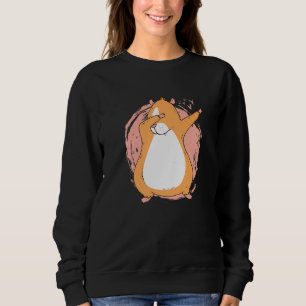 Dabbing Pig Graphic Guinea Pig Owner Pet Cavy Anim Sweatshirt