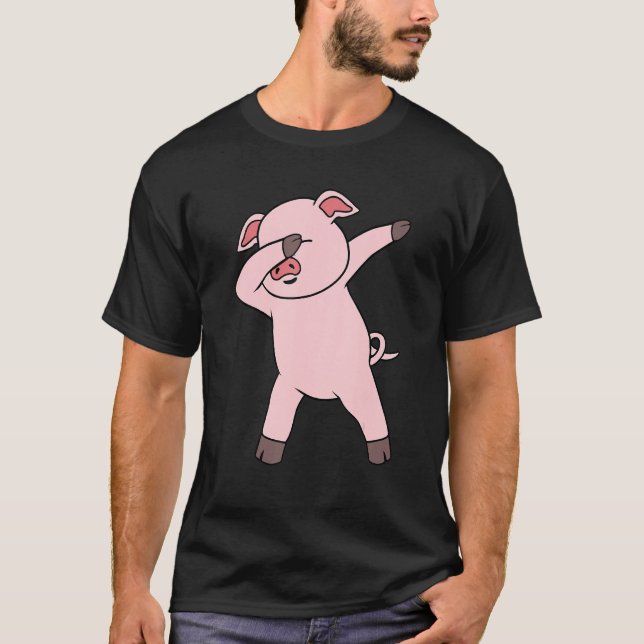 Dabbing Pig T-Shirt (Front)