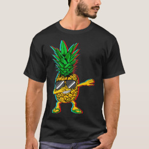 Dabbing Pineapple Beach Vacation Fruit Summer Hips T-Shirt