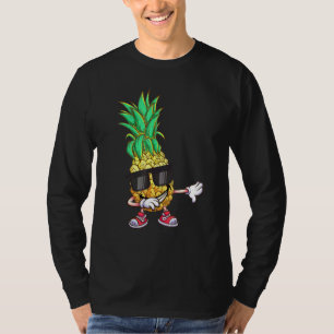 Dabbing Pineapple Sunglasses Aloha Beaches dab dan T-Shirt