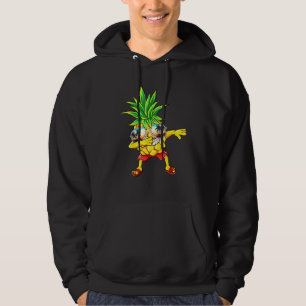 Dabbing Pineapple Sunglasses Aloha Beaches Hawaii Hoodie