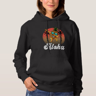 Dabbing Pineapple Sunglasses Aloha Hawaii Summer P Hoodie