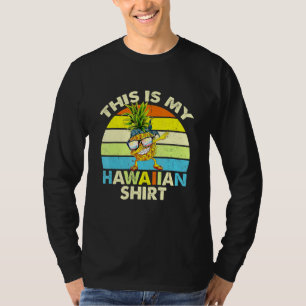 Dabbing Pineapple This Is My Hawaiian Sunset Vinta T-Shirt