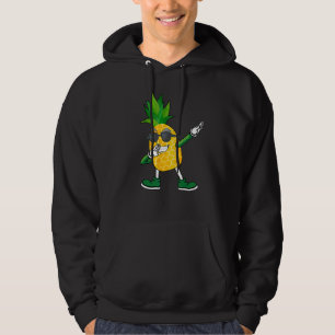 Dabbing Pineapple Wearing Sunglasses Pineapple Dab Hoodie