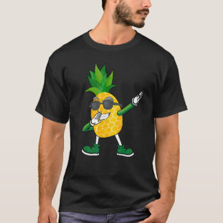 Dabbing Pineapple Wearing Sunglasses Pineapple Dab T-Shirt