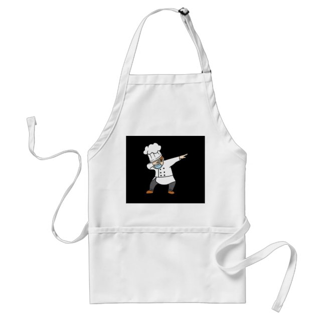 Dabbing Pizza Chef Baker Pizzabaker Dab dance gift Standard Apron (Front)