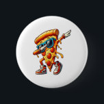 Dabbing Pizza Slice Fun Graphic Tee for Food Lover 6 Cm Round Badge<br><div class="desc">Dabbing Pizza Slice Fun Graphic Tee for Food Lovers</div>