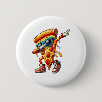 Dabbing Pizza Slice Fun Graphic Tee for Food Lover