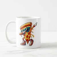 Dabbing Pizza Slice Fun Graphic Tee for Food Lover