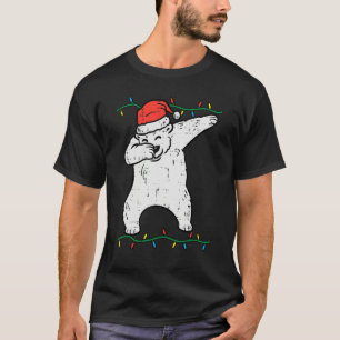 Dabbing Polar Bear Dab Xmas Christmas Boys Kids Gi T-Shirt